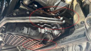 Coolant leak